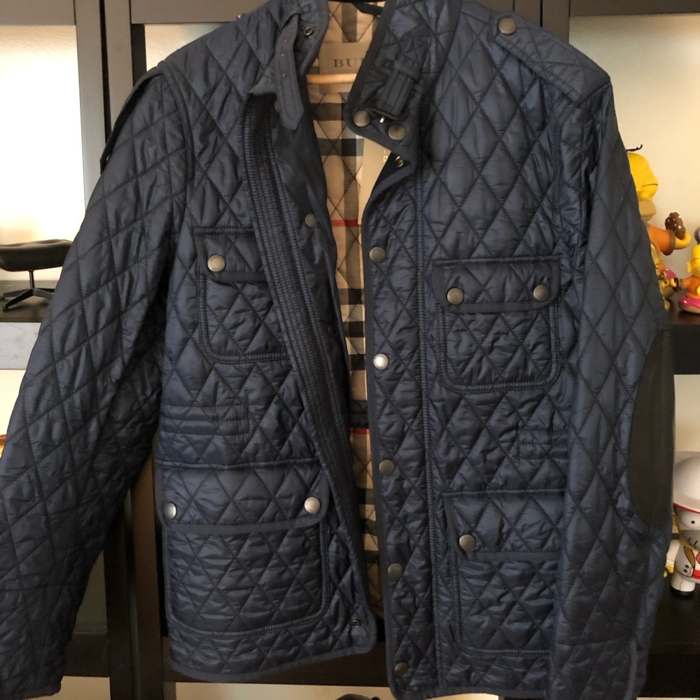 Burberry Brit 'Russell" Quilted Coat Men